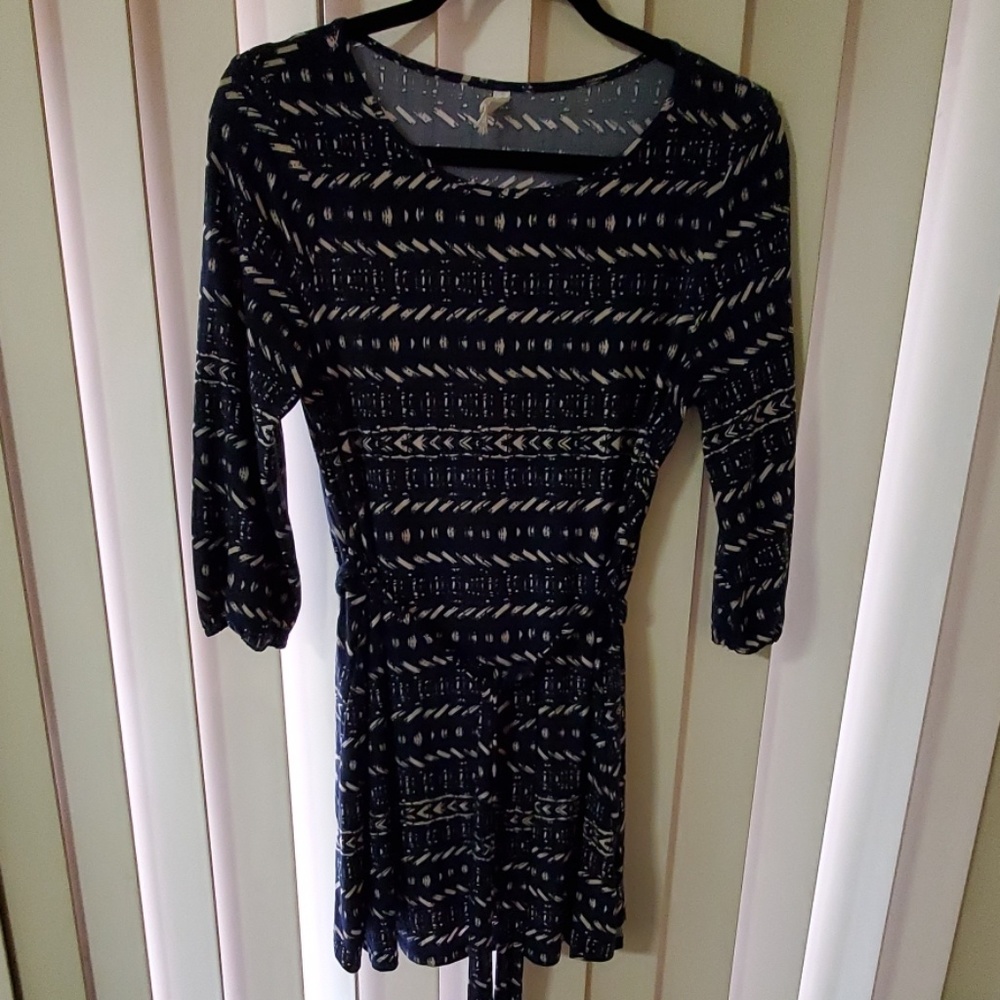 Pink Blush Maternity Navy top